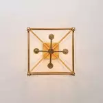 Celeste Retro 4 Light Open Frame Lantern Cage Ceiling Light