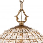 Zelda French Crystal Birdcage Pendant Light Zelda French Crystal Birdcage Pendant Light
