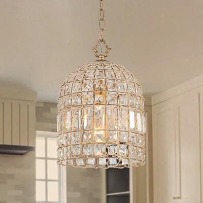 Zelda French Crystal Birdcage Pendant Light Zelda French Crystal Birdcage Pendant Light