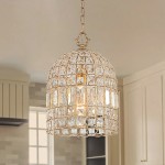 Zelda French Crystal Birdcage Pendant Light Zelda French Crystal Birdcage Pendant Light