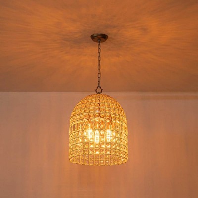 Zelda French Crystal Birdcage Pendant Light Zelda French Crystal Birdcage Pendant Light