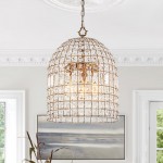 Zelda French Crystal Birdcage Pendant Light Zelda French Crystal Birdcage Pendant Light