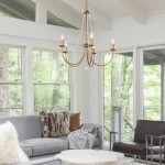 Ophelia French Country 5-Light Wood Beads Branch Chandelier