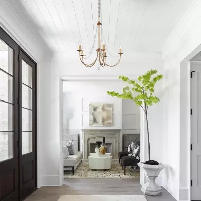 Ophelia French Country 5-Light Wood Beads Branch Chandelier