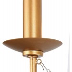 Ophelia French Country 5-Light Wood Beads Branch Chandelier