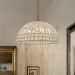 Zeldan Modern French Antique Bronze Dome Crystal Chandelier Zeldan Modern French Antique Bronze Dome Crystal Chandelier
