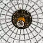 Zeldan Modern French Antique Bronze Dome Crystal Chandelier Zeldan Modern French Antique Bronze Dome Crystal Chandelier