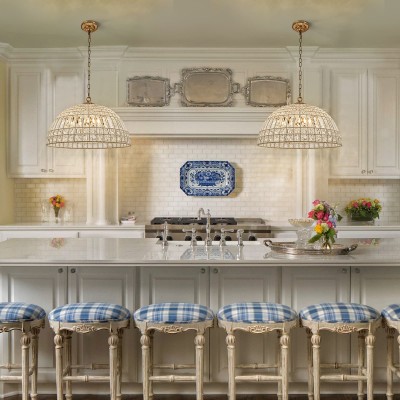 Zeldan Modern French Antique Bronze Dome Crystal Chandelier Zeldan Modern French Antique Bronze Dome Crystal Chandelier