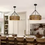 Ojaswi Rustic Bronze Industrial Pendant Light with Drum Shade