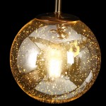 Beaufort Modern Gold 4-Light Orb Mercury Glass Chandelier Beaufort Modern Gold 4-Light Orb Mercury Glass Chandelier