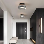 Dordelia Modern Led Drum Grey Fluted Glass Ceiling Light Dordelia Modern Led Drum Grey Fluted Glass Ceiling Light