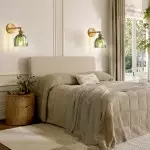 Elara Vintage Glass Tulip Sconce Elara Vintage Glass Tulip Sconce