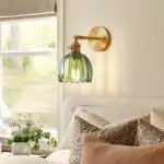 Elara Vintage Glass Tulip Sconce Elara Vintage Glass Tulip Sconce