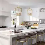 Hexon Antique Brass Gilded Iron Lantern Pendant Light