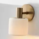 Aura Modern Porcelain Sconce
