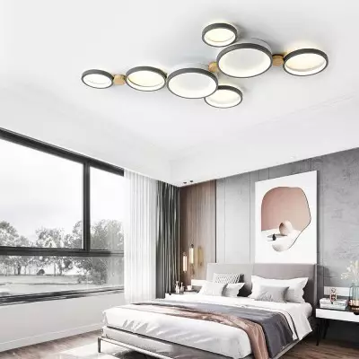 Phelith Modern Scandinavian Circle Ceiling Light