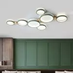 Phelith Modern Scandinavian Circle Ceiling Light Phelith Modern Scandinavian Circle Ceiling Light