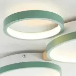 Phelith Modern Scandinavian Circle Ceiling Light Phelith Modern Scandinavian Circle Ceiling Light
