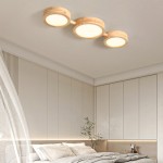 Phelith Modern Multi Heads Wood LED Ceiling Light Phelith Modern Multi Heads Wood LED Ceiling Light
