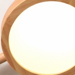 Phelith Modern Multi Heads Wood LED Ceiling Light Phelith Modern Multi Heads Wood LED Ceiling Light