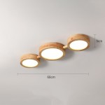 Phelith Modern Multi Heads Wood LED Ceiling Light Phelith Modern Multi Heads Wood LED Ceiling Light