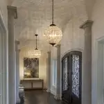 Dion Luxury French Antique Brass Crystal Globe Chandelier