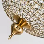 Dion Luxury Antique Brass French Country Crystal Large Chandelier Dion Luxury Antique Brass French Country Crystal Large Chandelier