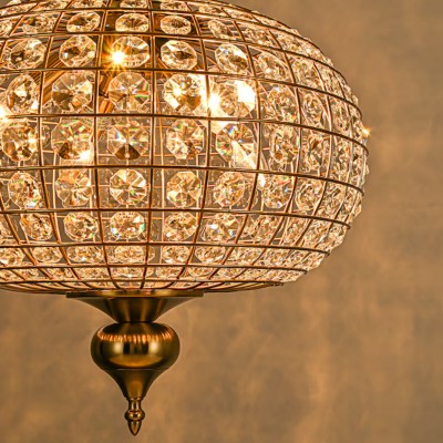 Dion Luxury Antique Brass French Country Crystal Large Chandelier Dion Luxury Antique Brass French Country Crystal Large Chandelier