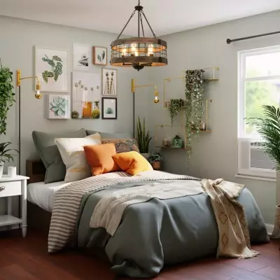 Blythe Rustic Industrial 5-Light Drum Chandelier