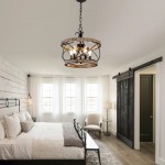 Cael Farmhouse Drum Wood Chandelier Cael Farmhouse Drum Wood Chandelier