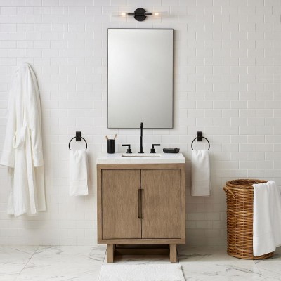 Alice Farmhouse Transparent Ribbed Glass Double Tube Sconce Alice Farmhouse Transparent Ribbed Glass Double Tube Sconce