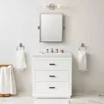 Alice Farmhouse Transparent Ribbed Glass Double Tube Sconce