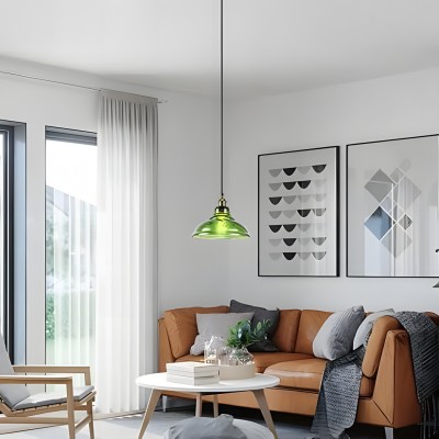 Benjin Modern Colorful Trumpet Glass Pendant Light Benjin Modern Colorful Trumpet Glass Pendant Light