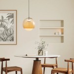 Ilaria Bauhaus Glass Globe Pendant Light