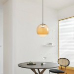 Ilaria Bauhaus Glass Globe Pendant Light