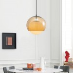 Ilaria Bauhaus Glass Globe Pendant Light