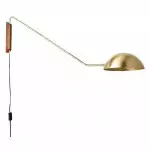 Praika Minimalist Swing Dome Wall Light