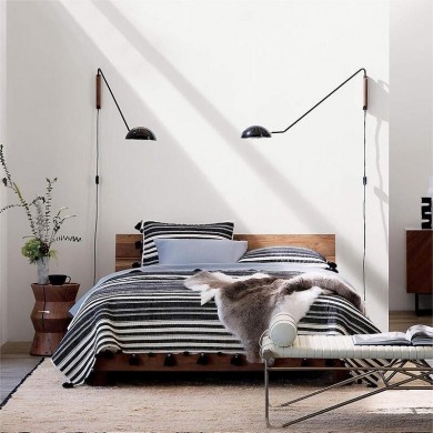 Praika Minimalist Swing Dome Wall Light