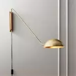 Praika Minimalist Swing Dome Wall Light