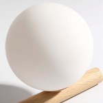 Delilah Minimalist Line Ball Chandelier