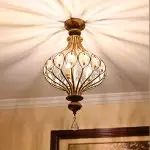Keir French Luxury Retro Crystal Cage Chandelier Keir French Luxury Retro Crystal Cage Chandelier