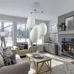 Noah White Triple Pear Bubble Silk Pendant Light