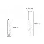 Odalys Luxurious Cylindrical Alabaster Brass Pendant Light Odalys Luxurious Cylindrical Alabaster Brass Pendant Light