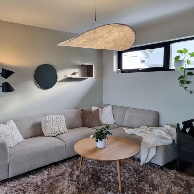 Hawkes Scandinavian Style Minimalist Fabric Pendant Light Hawkes Scandinavian Style Minimalist Fabric Pendant Light