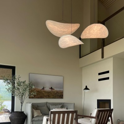 Hawkes Scandinavian Style Minimalist Fabric Pendant Light Hawkes Scandinavian Style Minimalist Fabric Pendant Light
