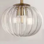 Cedric Modern Brass Spherical Glass Wall Light Cedric Modern Brass Spherical Glass Wall Light