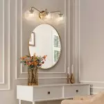 Cedric Modern Brass Spherical Glass Wall Light Cedric Modern Brass Spherical Glass Wall Light