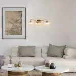 Cedric Modern Brass Spherical Glass Wall Light Cedric Modern Brass Spherical Glass Wall Light