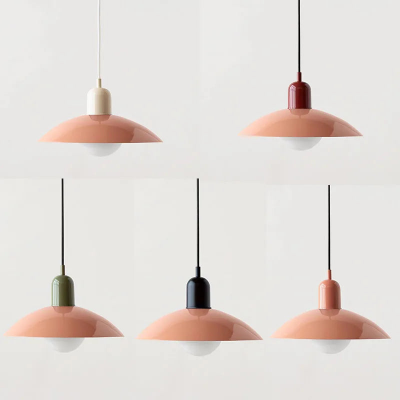 Harper Mid Century Multi Color Macaron Pendant Light Harper Mid Century Multi Color Macaron Pendant Light