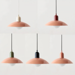 Harper Mid Century Multi Color Macaron Pendant Light